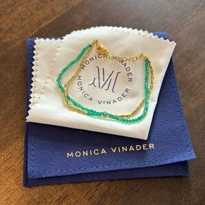 Monica Vinader Mini Nugget Gemstone Beaded Bracelet